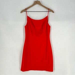 Olia Red Spaghetti Strap Mini Party Dress NWT Size XL‎